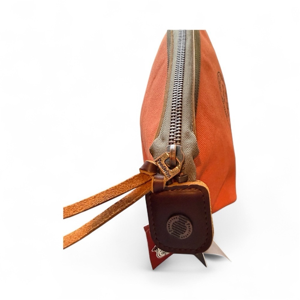 PENDLETON Terra Cotta Orange Canvas Pouch Bag - Picture 8 of 10